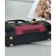 Replica Qualità superiore replica a tracolla Loewe Amazona 23 con dettaglio lucchetto nero Imitazioni Replica qualità specchio Qualità superiore replica a tracolla Loewe Amazona 23 con dettaglio lucchetto nero