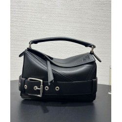 Borsa Loewe Large Puzzle Biker Nera