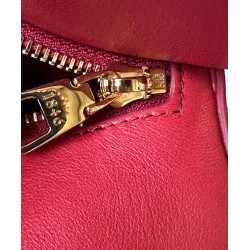 Borse Imitazioni Loewe Featherlight Puzzle piccola Rosso