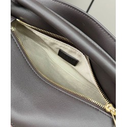 Borsa classica bicolore Loewe Puzzle Edge piccola Nero/Rosso Borsa classica bicolore Loewe Puzzle Edge piccola Nero/Rosso
