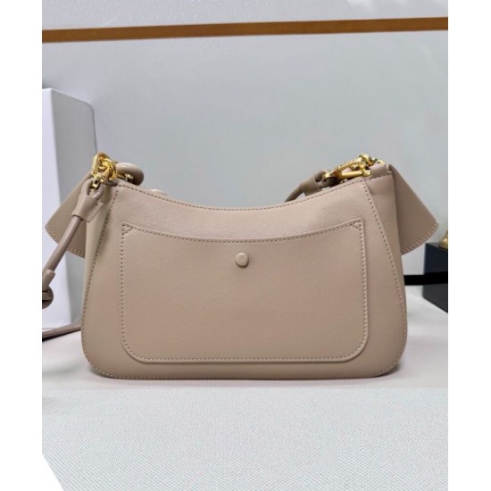 Replica qualità specchio Borsa a tracolla Loewe Ola media Albicocca