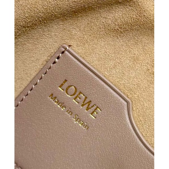 Replica qualità specchio Borsa a tracolla Loewe Ola media Albicocca