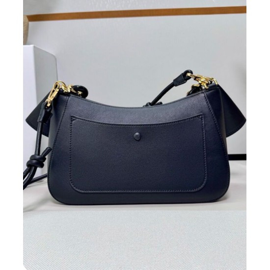 Replica Borsa a tracolla Loewe Ola media Nero Imitazioni Replica qualità specchio Borsa a tracolla Loewe Ola media Nero