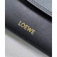 Replica Borsa a tracolla Loewe Ola media Nero Imitazioni Replica qualità specchio Borsa a tracolla Loewe Ola media Nero