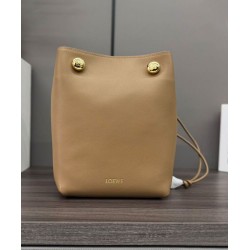 Borse Loewe Pebble Pouch Albicocca