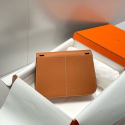 Replica Borse Hermes Halzan 25 marrone clemence Imitazioni Replica qualità specchio Borse Hermes Halzan 25 marrone clemence