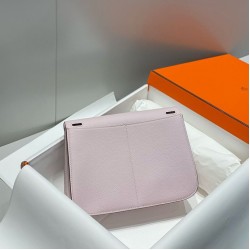 Replica Borsa Hermes Halzan 25 viola chiaro clemence Imitazioni Replica qualità specchio Borsa Hermes Halzan 25 viola chiaro clemence