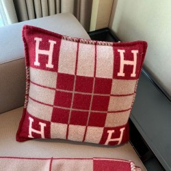Replica qualità specchio Pari all'originale replica falso Cuscino Hermes Avalon III piccolo Rosso