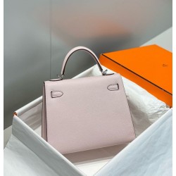 Borsa Hermes Kelly 25cm Sellier Rosa Epsom Borsa Hermes Kelly 25cm Sellier Rosa Epsom