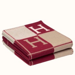 Replica qualità specchio falso Coperta Hermes Avalon III Rosso