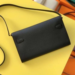 Replica Portafoglio Hermes Kelly Classique To Go Epsom Nero Imitazioni Replica qualità specchio Portafoglio Hermes Kelly Classique To Go Epsom Nero
