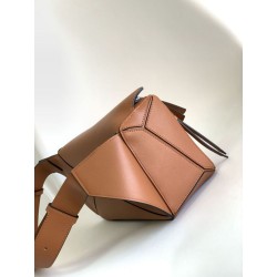 Marsupio classico piccolo Puzzle Edge Loewe Marrone