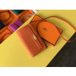 Portafoglio Hermes Kelly Classique To Go Epsom arancia