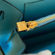 Alta gamma replica Portafoglio Hermes Kelly Classique To Go Epsom Blu
