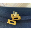 Portafoglio Hermes Kelly Classique To Go Epsom Blu Scuro