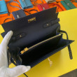 Portafoglio Hermes Kelly Classique To Go Epsom Blu Scuro