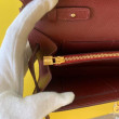Alta gamma replica Portafoglio Hermes Kelly Classique To Go Epsom Bordeaux