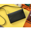Portafoglio Hermes Kelly Classique To Go Epsom Nero