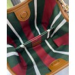Borsa a secchiello Gucci GG Emblem Mini 815118 Caffè