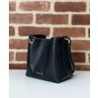 Borsa a secchiello Gucci GG Emblem Mini 815118 Nero