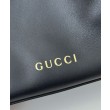 Borsa a secchiello Gucci GG Emblem Mini 815118 Nero