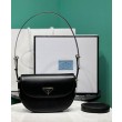 Bora Pari all'originale replica a tracolla con patta Prada Arque 1BD365 Nero