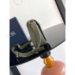 Borsa a tracolla da uomo Dior con patta in pelle kaki Gravity