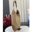 Borsa a tracolla media Gucci B 815924 albicocca