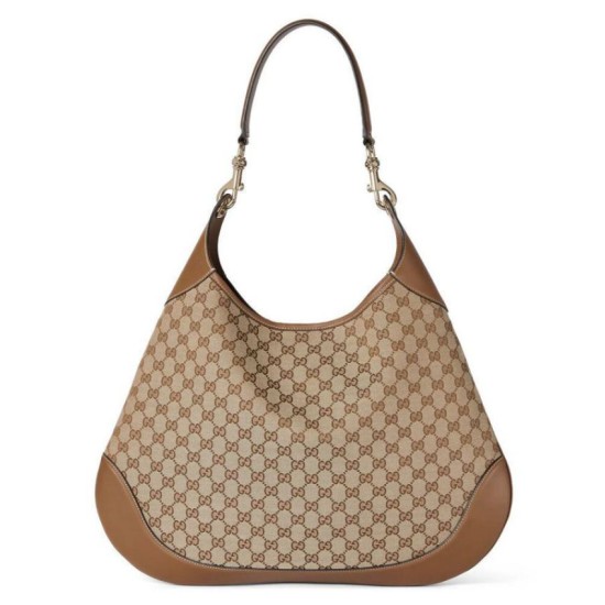 Borsa a tracolla media Gucci B 815924 albicocca