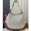 Borsa a tracolla media Gucci B 815924 Crema