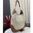 Borsa a tracolla media Gucci B 815924 Crema