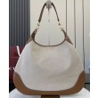 Borsa a tracolla media Gucci B 815924 Crema