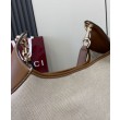 Borsa a tracolla media Gucci B 815924 Crema