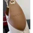 Borsa a tracolla media Gucci B 815924 Crema