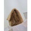 Imitazioni borse griffate a tracolla oversize YSL Saint Laurent Niki in montone marrone