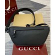 Borsa a tracolla piccola Gucci con logo Gucci 802096 Nero