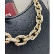 Borse Firmate Replica a tracolla piccola Gucci con stemma GG 815409 Nera