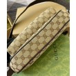 Borsa Replica 1:1 a tracolla piccola Gucci GG 802096 Albicocca