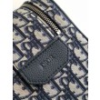 Borsa da toilette Dior in jacquard beige obliquo Dior