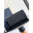Borsa da toilette Dior in jacquard nero obliquo Dior