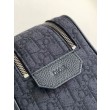 Borsa da toilette Dior in jacquard nero obliquo Dior