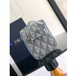 Borse Replica da toilette Dior in tela grigia CD Diamond