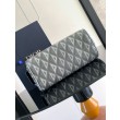 Borse Replica da toilette Dior in tela grigia CD Diamond