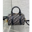 Borsa Dior Groove 20 Dior Oblique jacquard Blu scuro
