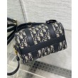 Borsa Dior Groove 20 Dior Oblique jacquard Blu scuro