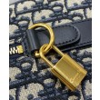 Borsa Dior Groove 20 Dior Oblique jacquard Blu scuro
