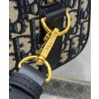 Borsa Dior Groove 20 Dior Oblique jacquard Blu scuro