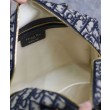 Borsa Dior Groove 25 Oblique jacquard Blu scuro