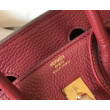Borsa Hermes Birkin 30 cm in pelle Clemence bordeaux Borsa Hermes Birkin 30 cm in pelle Clemence bordeaux