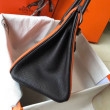 Replica Perfetta Hermes Birkin tricolore 30 cm in pelle Clemence arancione/bianca/nera Replica Perfetta Hermes Birkin tricolore 30 cm in pelle Clemence arancione/bianca/nera
